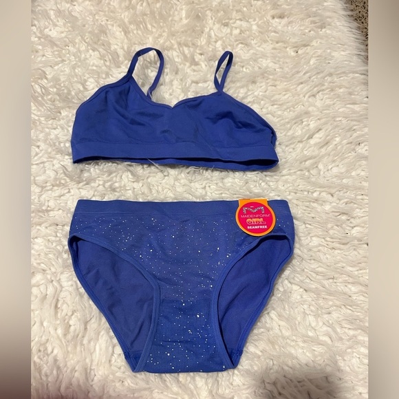 Maidenform Girls size 7/8 Training Bra & Panties bra02 - Picture 1 of 5